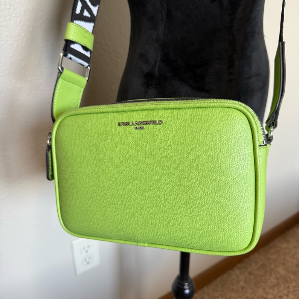 Karl Lagerfeld Green Crossbody Purse